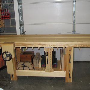 Benchcrafted Roubo Workbench Front View