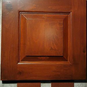 Prototype panel during finishing