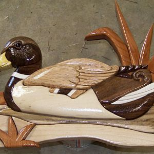 Duck Intarsia - w/ finish