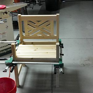 Front porch chair (cypress)