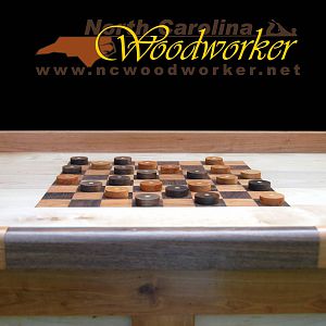 Checker Board Toy Box Top