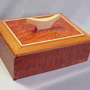 Lacewood inly on Mahogny Box