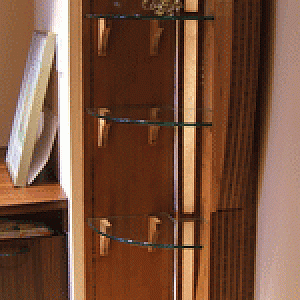 bamboo bookcase_side view