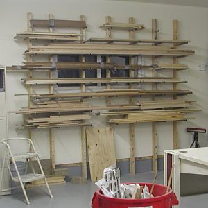 lumber storage rack