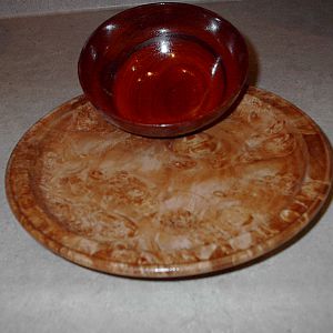 Maple Burl Platter