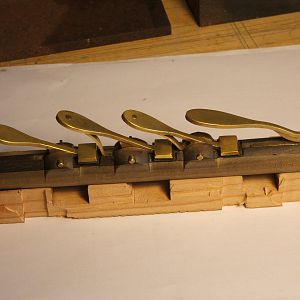 Traditional regulator, close up of springs