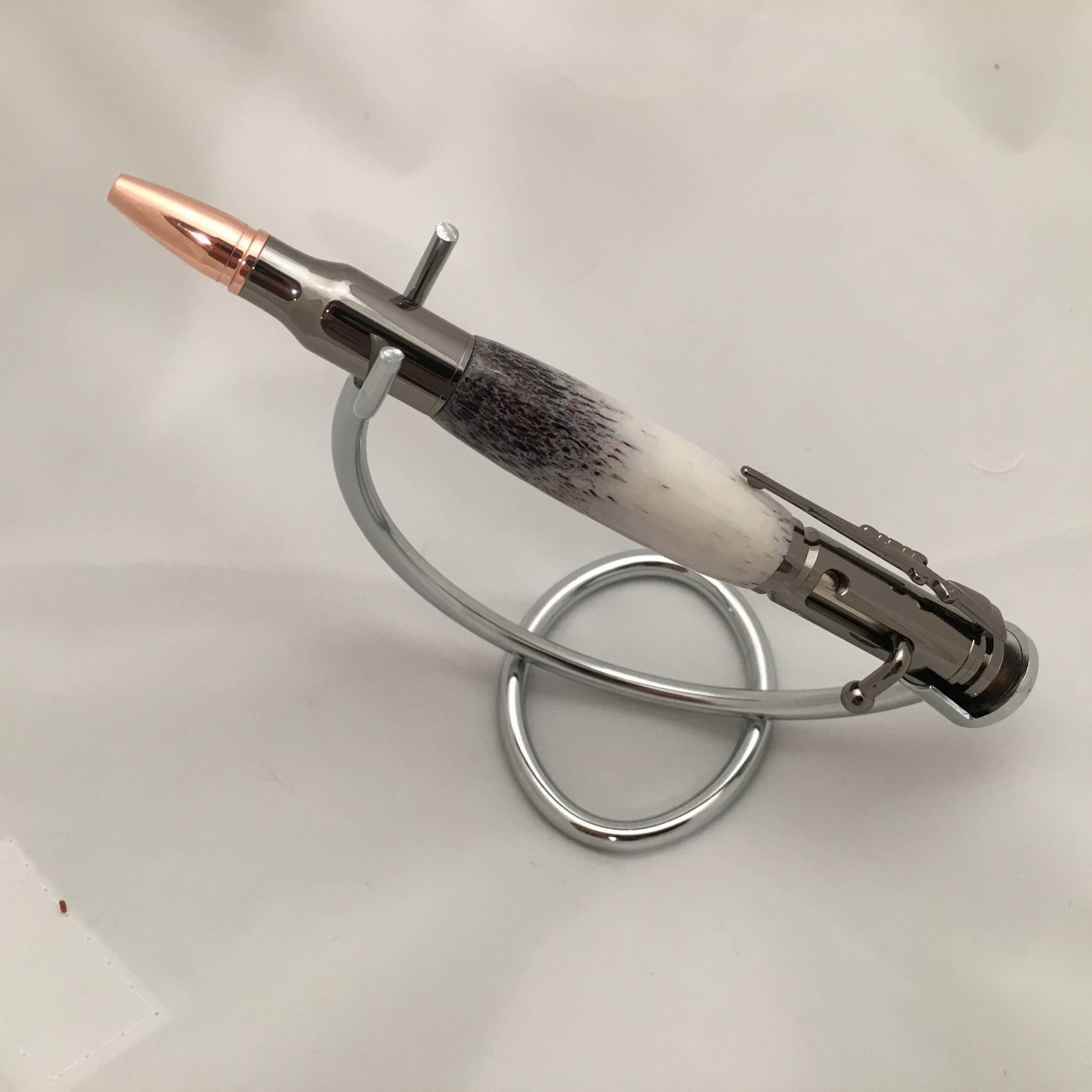 30 cal bullet pen w/ Deer Antler