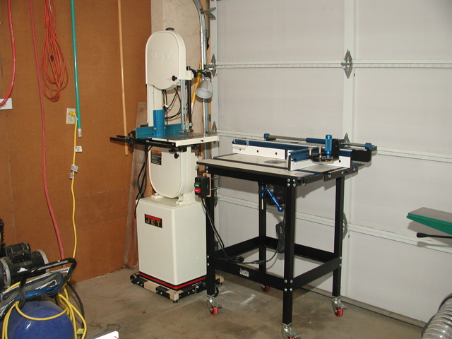 Band saw & router table