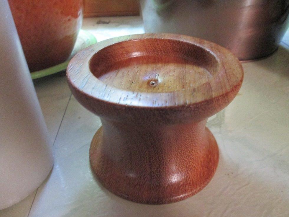 Candlestick Holder Unknown wood