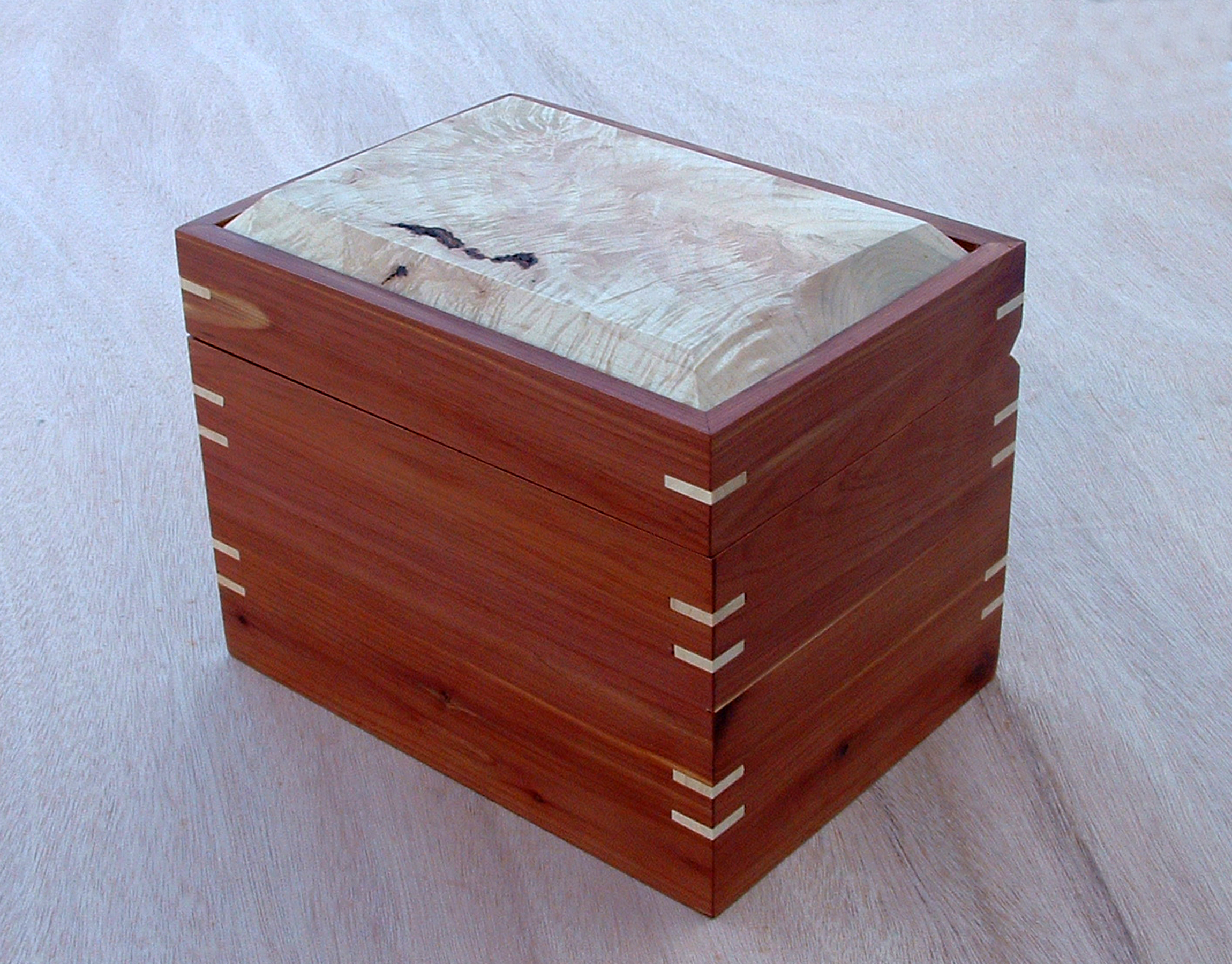 Cedar and Maple Recipe Box