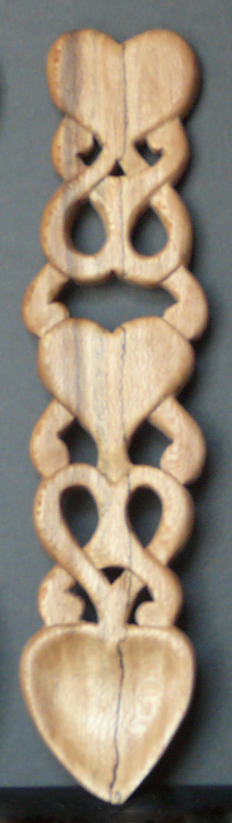 Celtic Love Spoon in QS Sycamore