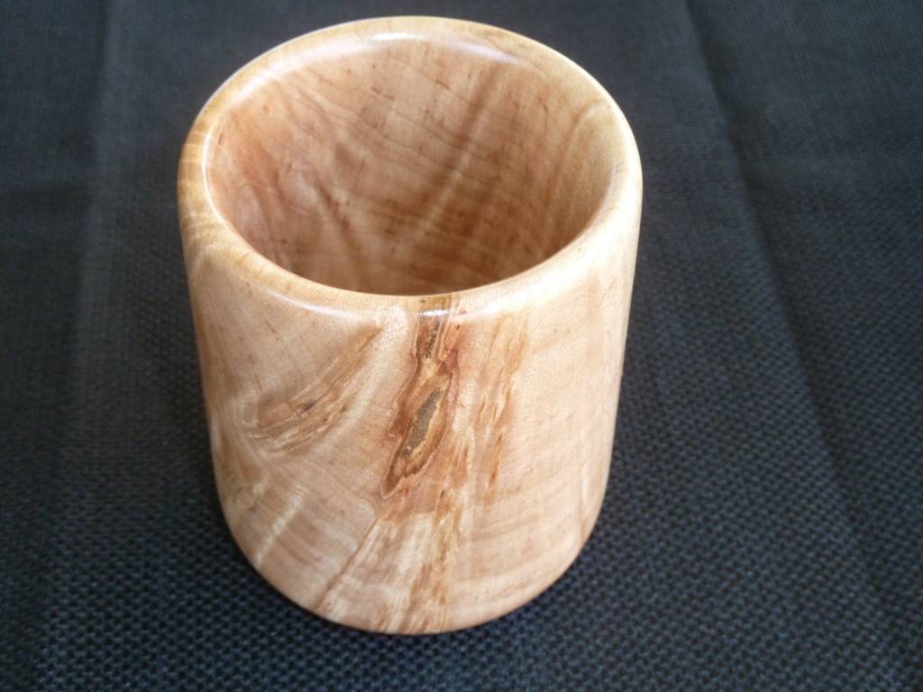 Curly, Ambrosia, Burled Maple Cup