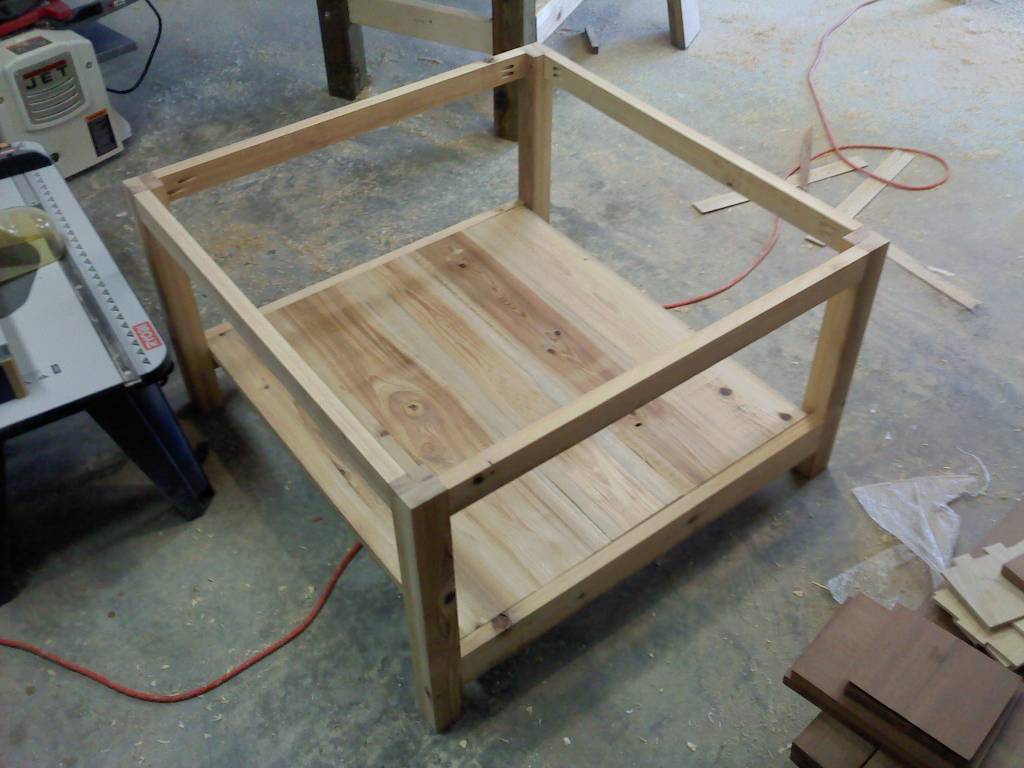 cypress coffee table