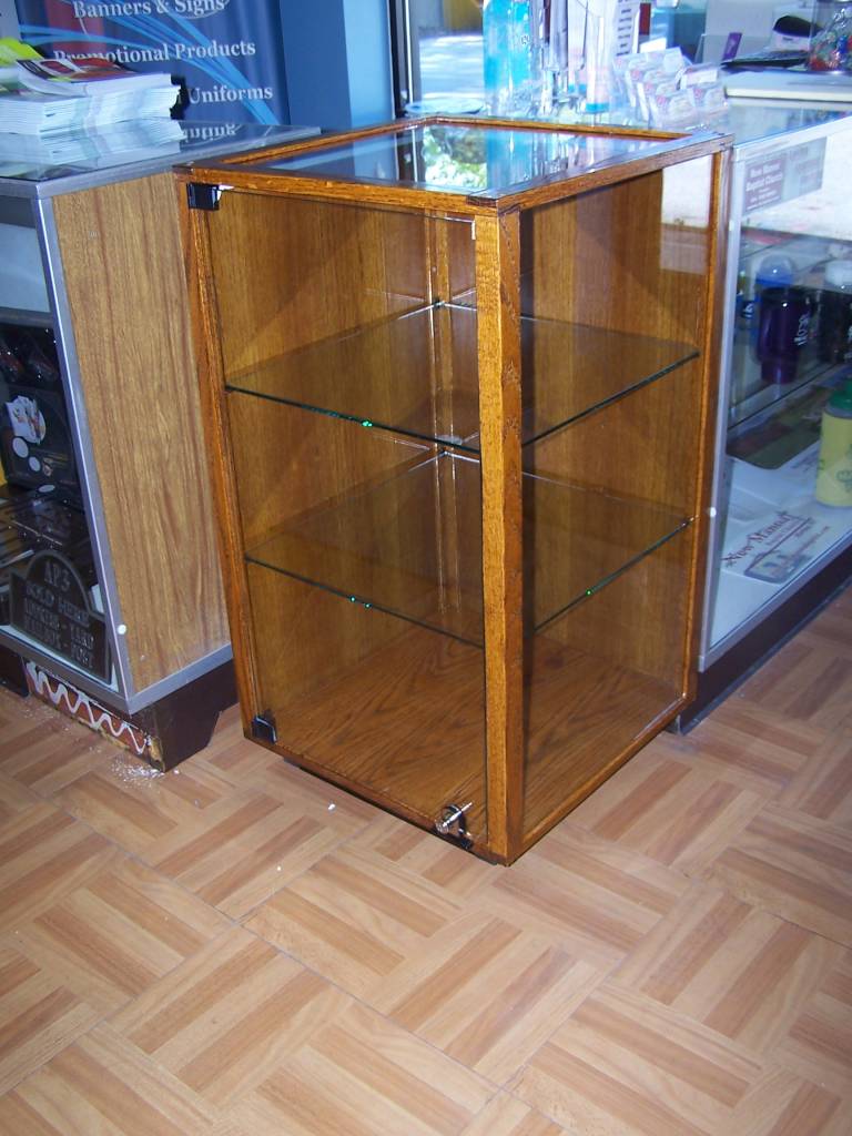 Finished Glass Display Cabinet