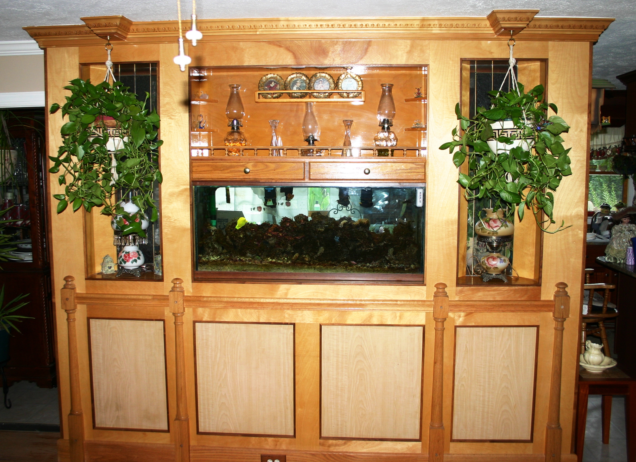 fish tank stand.