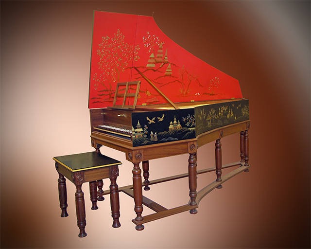 Flemish Harpsichord with Chinoiserie