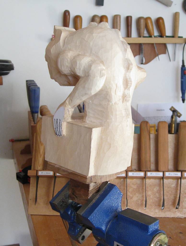 Grotesque Carving WIP 2