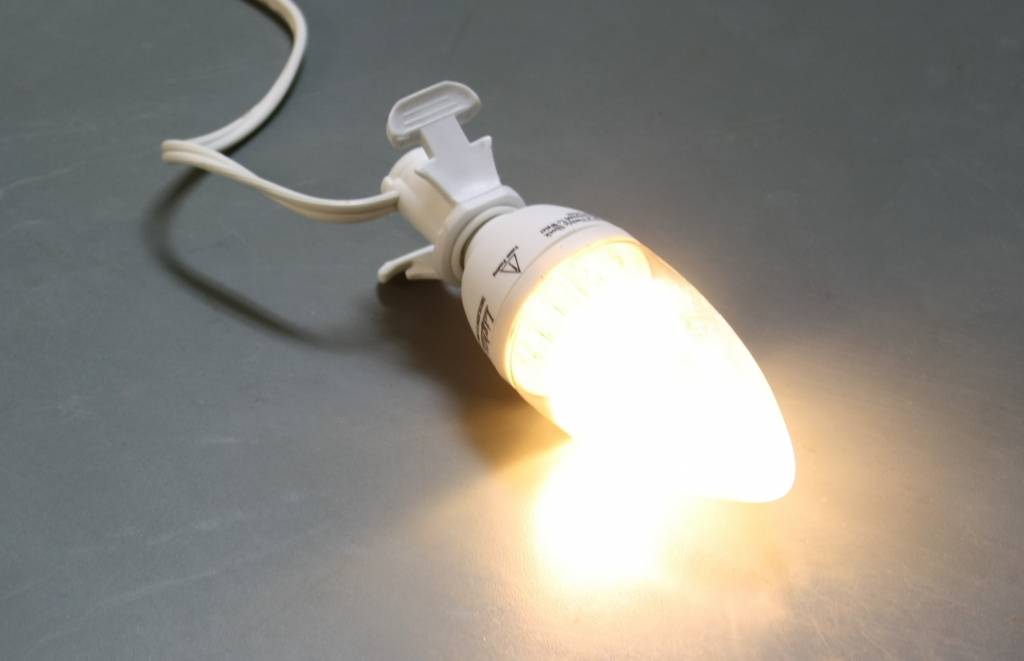 IlluminatedLED bulb