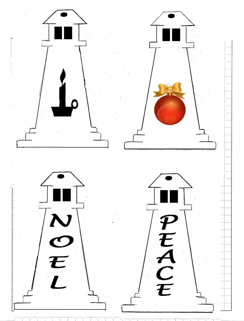 Lighthouse ornaments