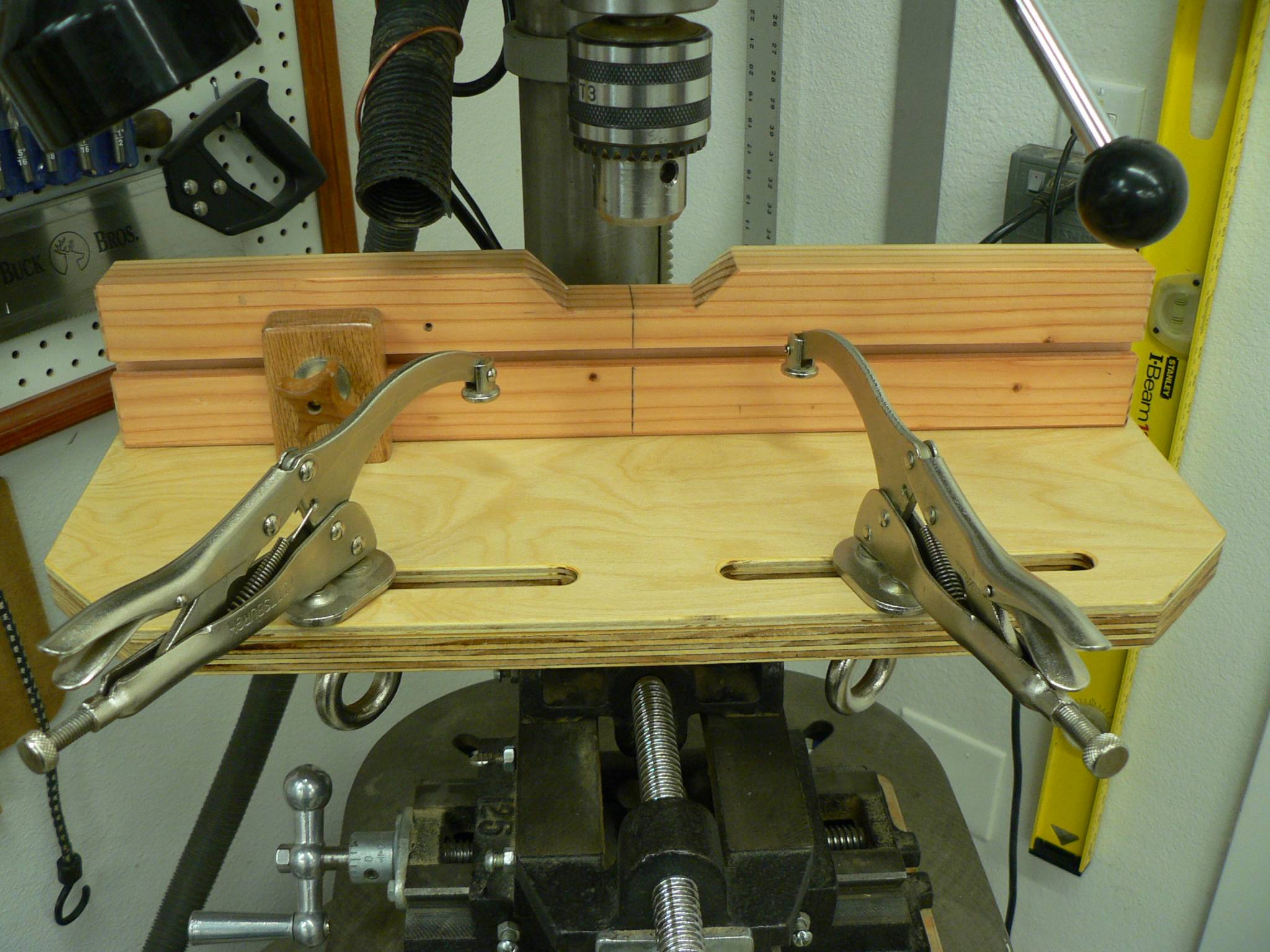 Locking hold-down clamps