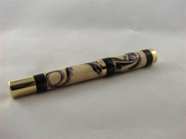 Maple and Blackwood Dragon Fountain Pen