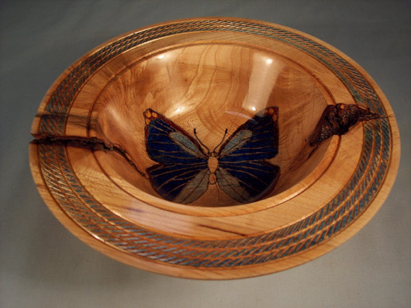 Maple Butterfly Bowl