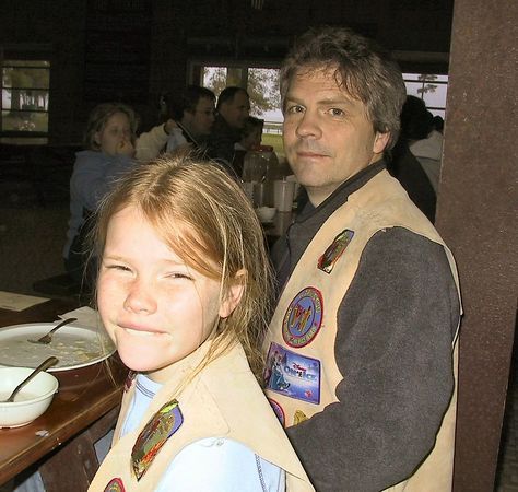 My daughter and I at Camp Seagull 2005