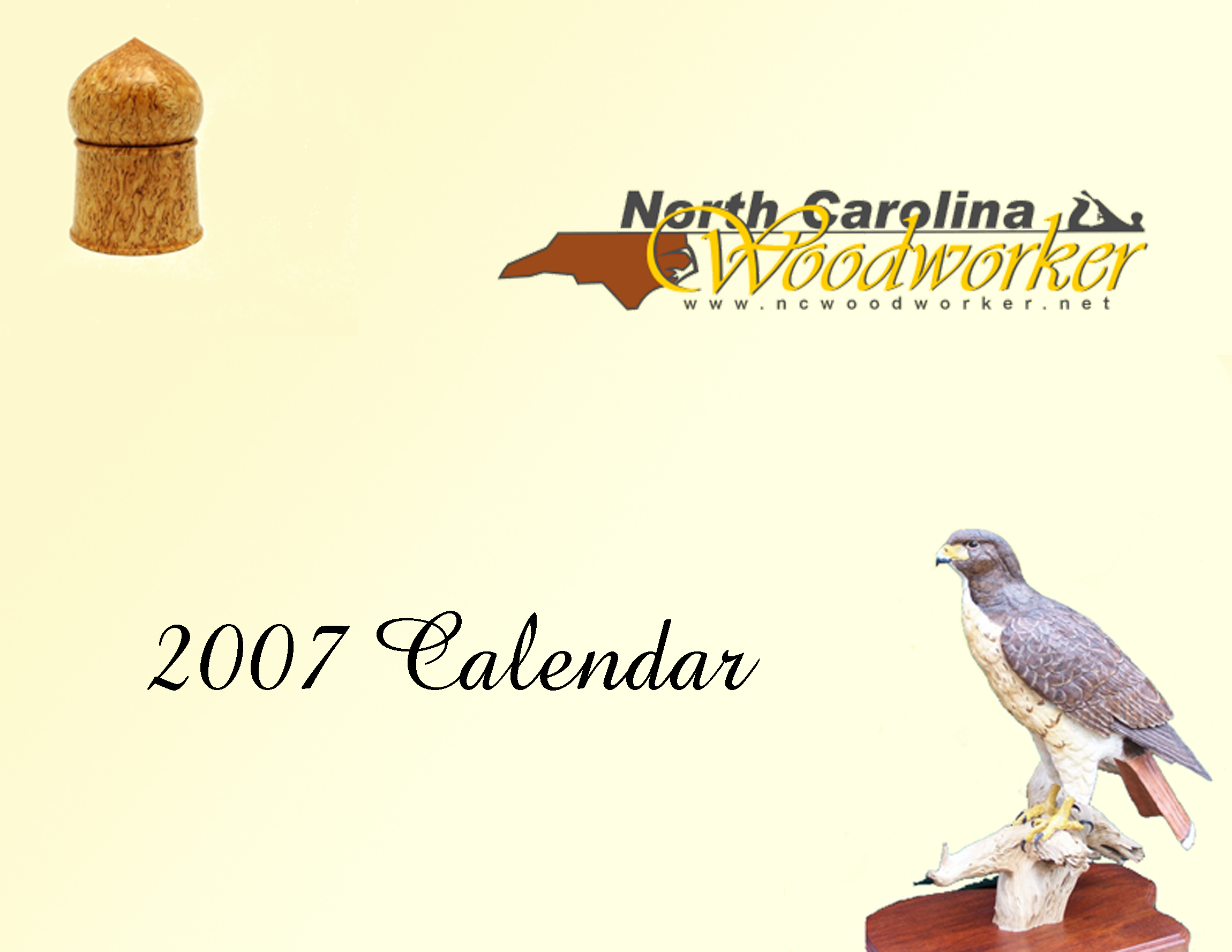 NCWoodworker 2007 Calendar cover