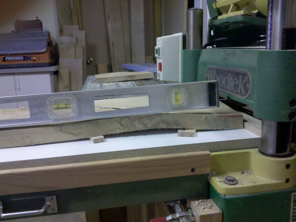 Planer Sled for Face Jointing