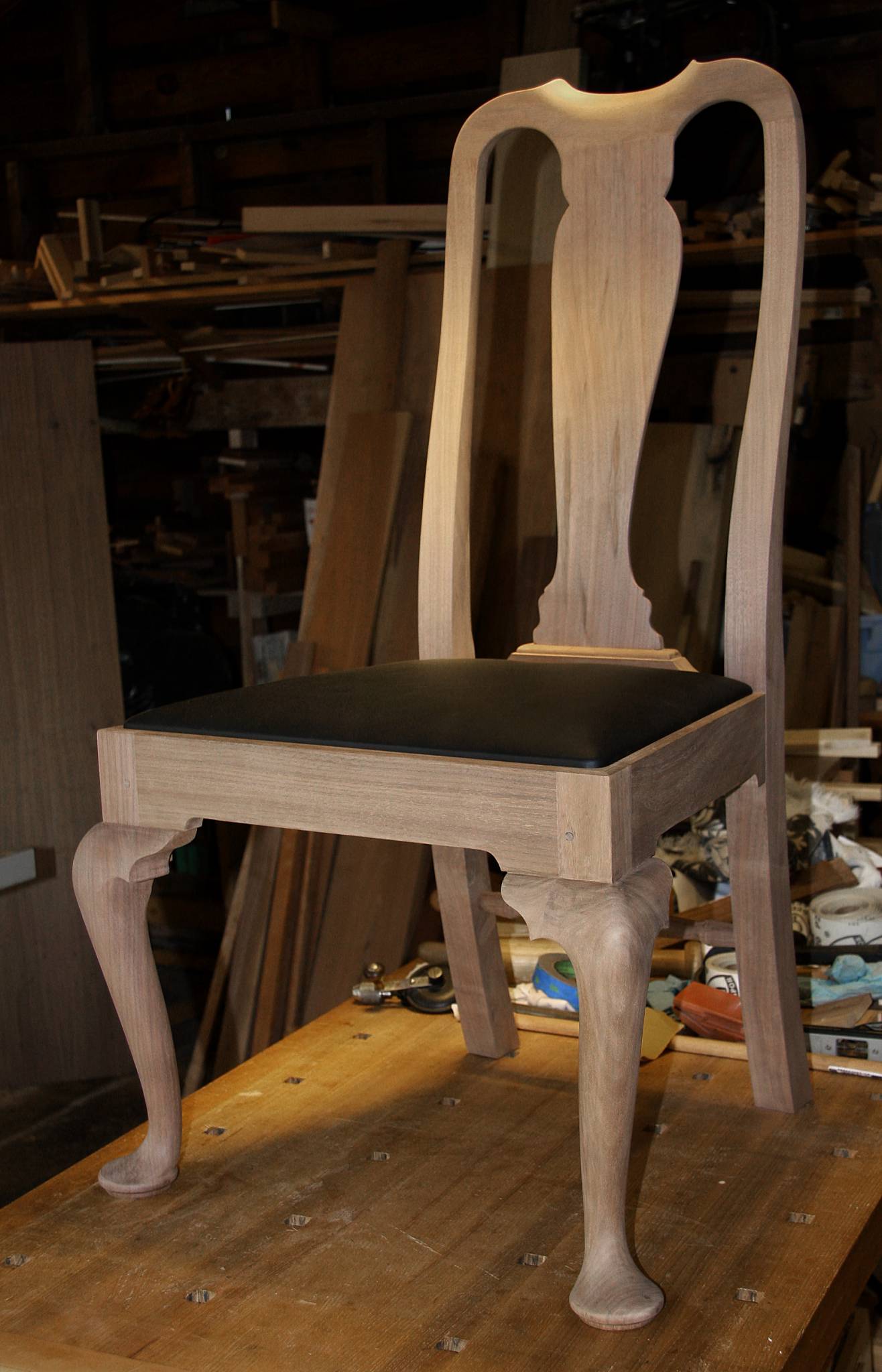 Queen Anne chair workshop