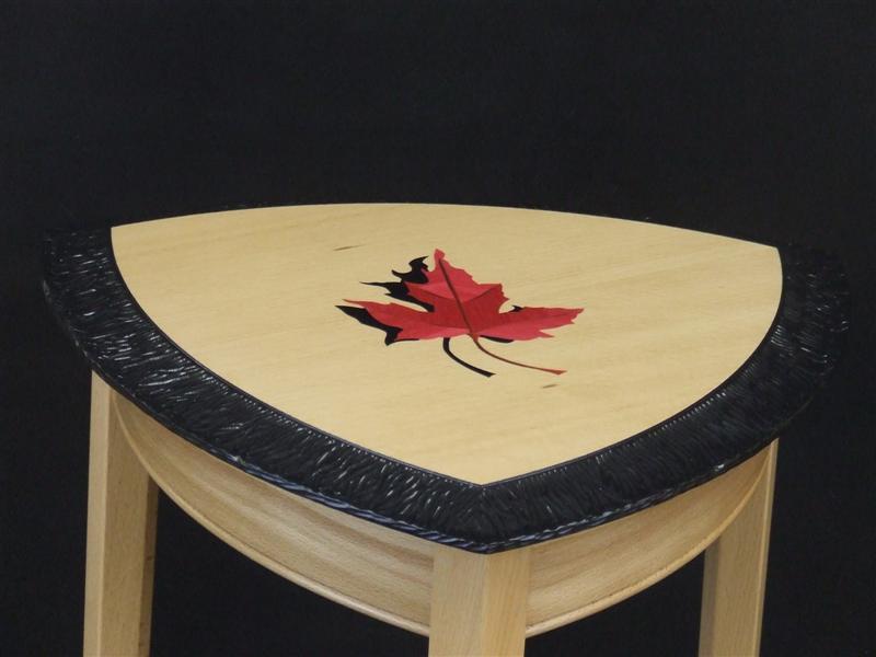 Rotor Table marquetry by Shamrock