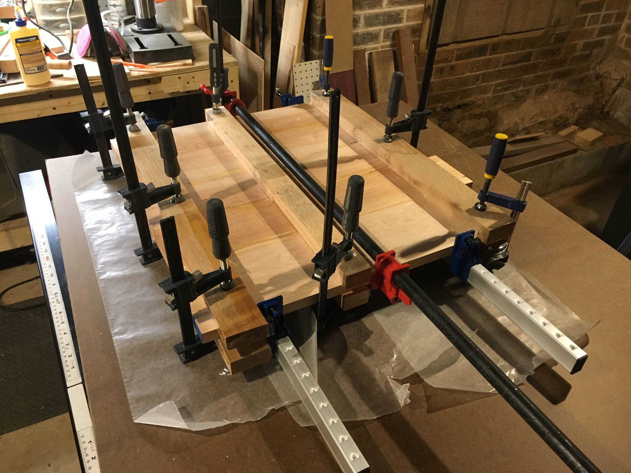 table top glue up