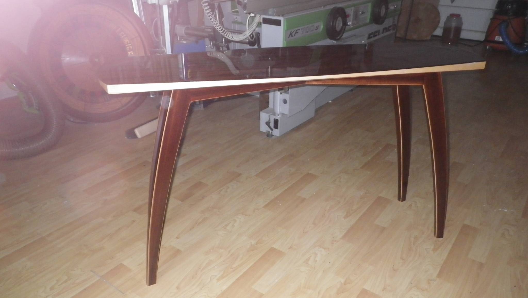 veneered sofa table