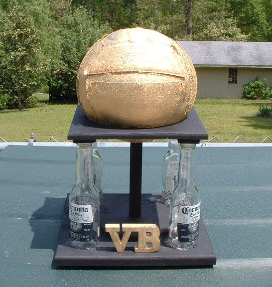 Volleyball Trophy (meant to be tacky!)
