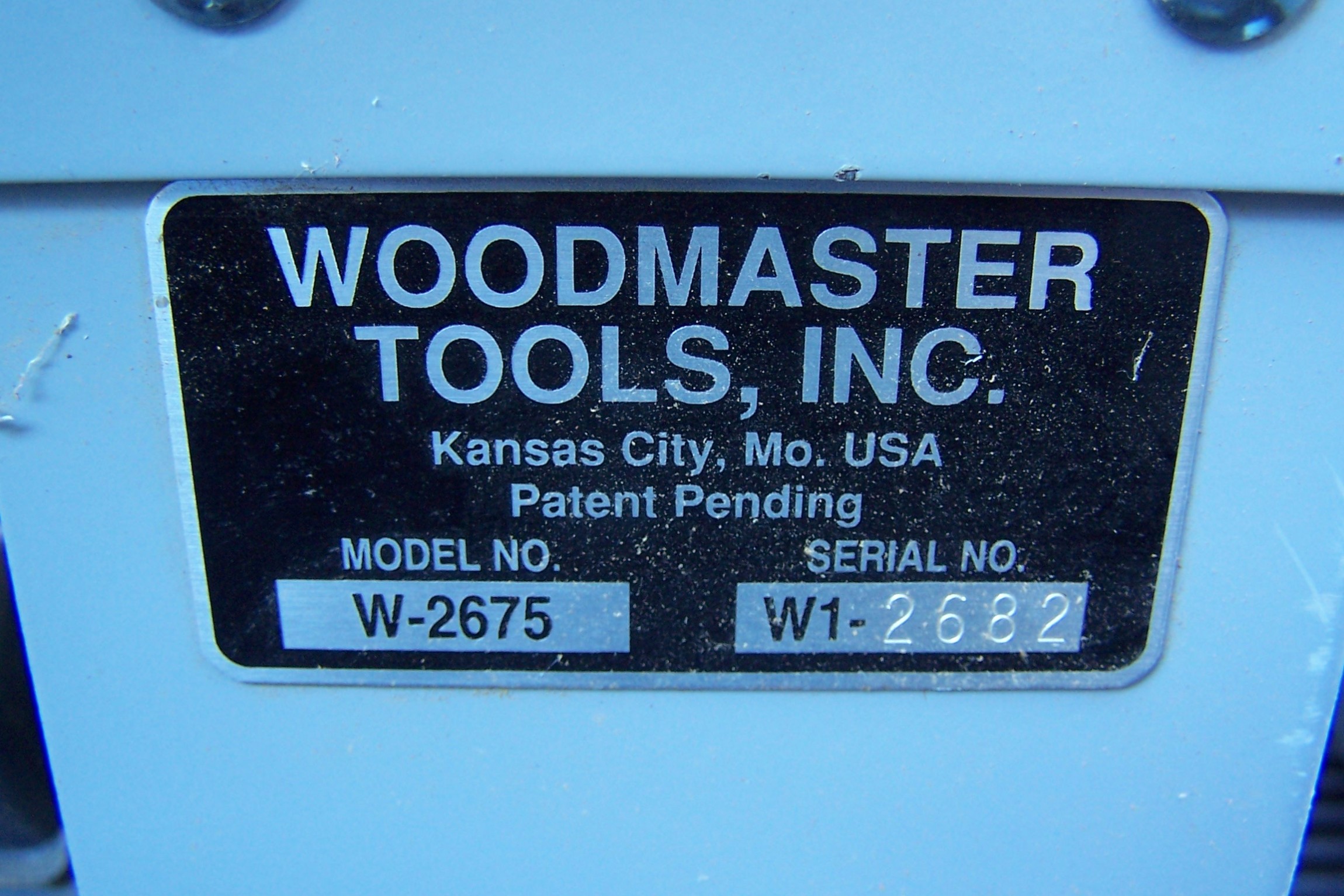 Woodmaster 2675 Drum Sander