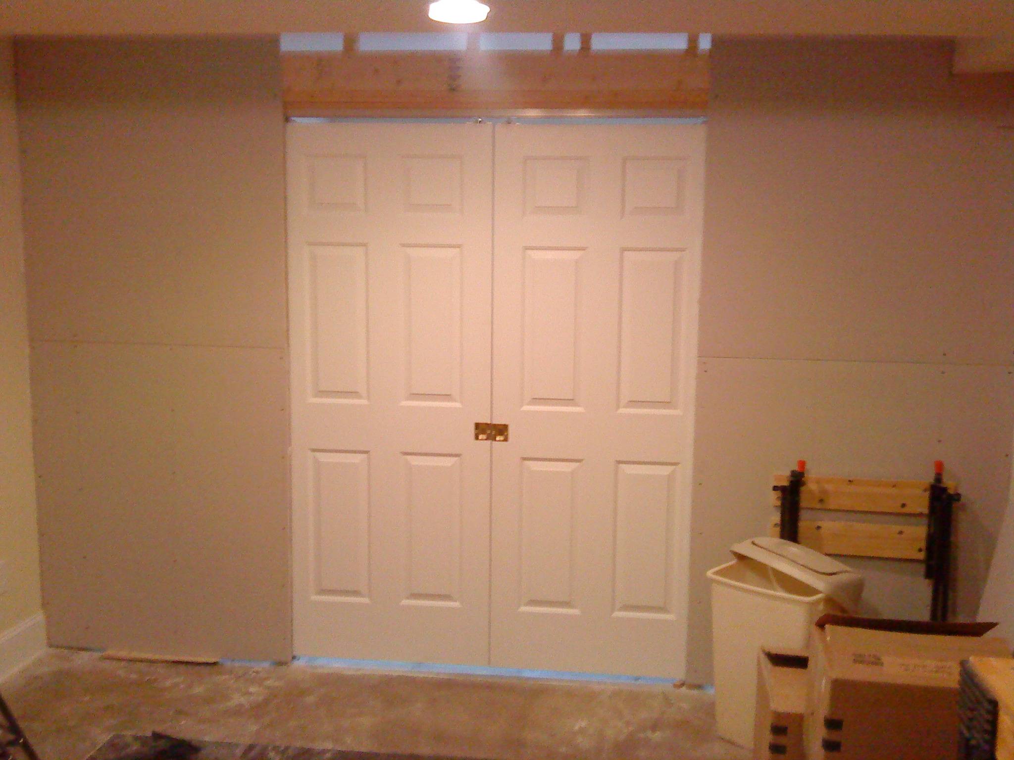 Workshop doors and electrical